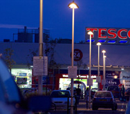 Lighting in retail park